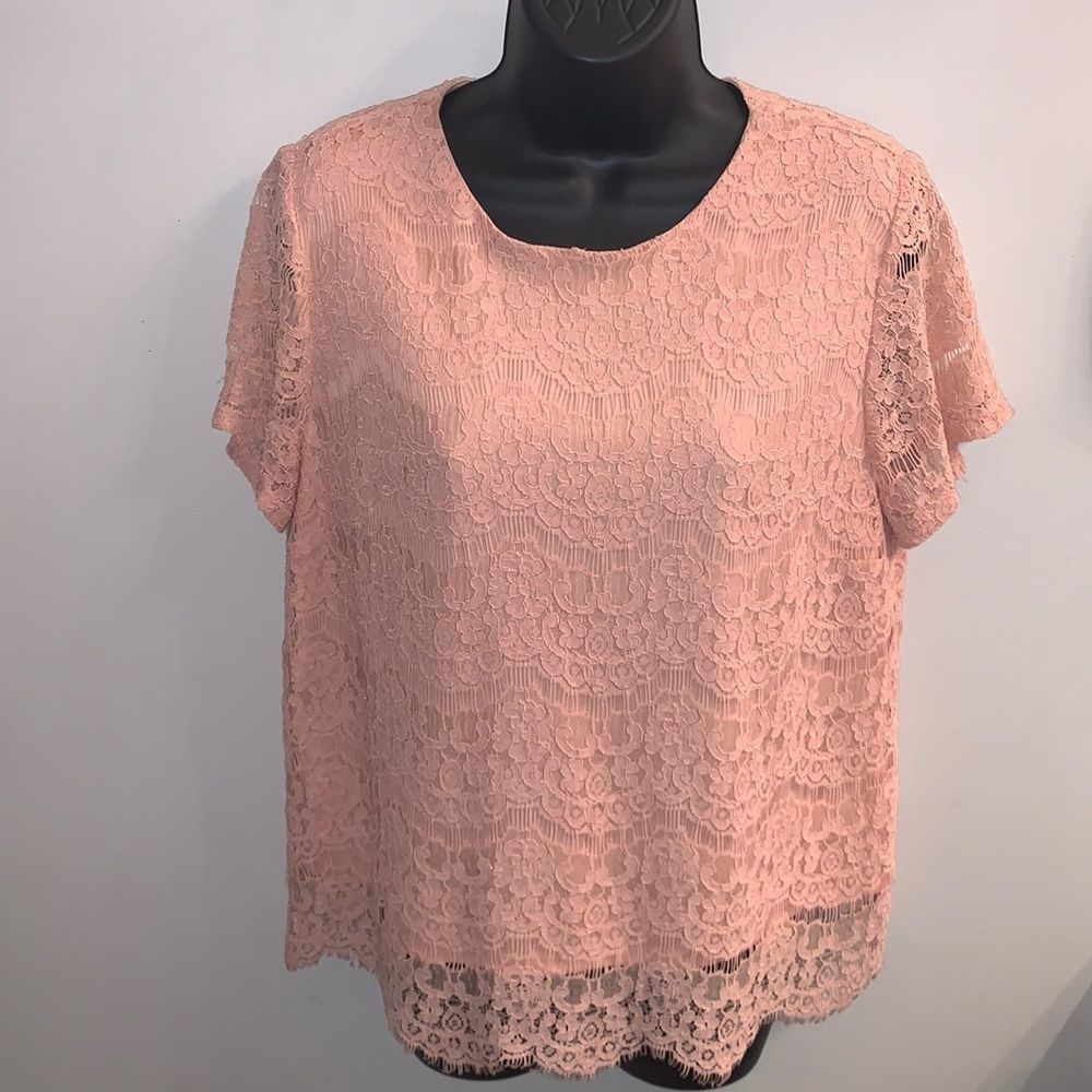 Dressy Floral Lace Top